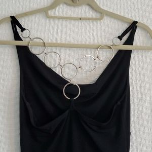 Metal Circle Racerback Tank